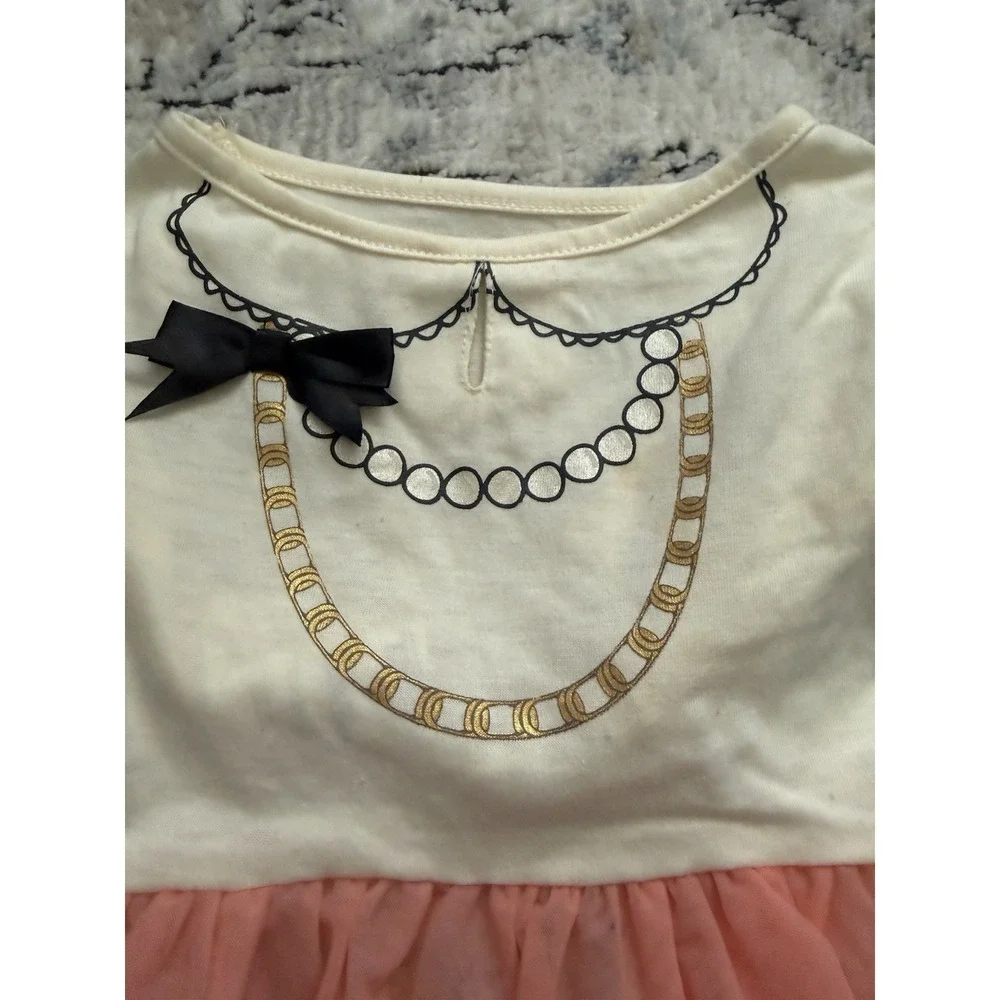 YOULY Pet Dog Dress The Revolutionary Size Large 17 - 19 inch White Pink Tutu